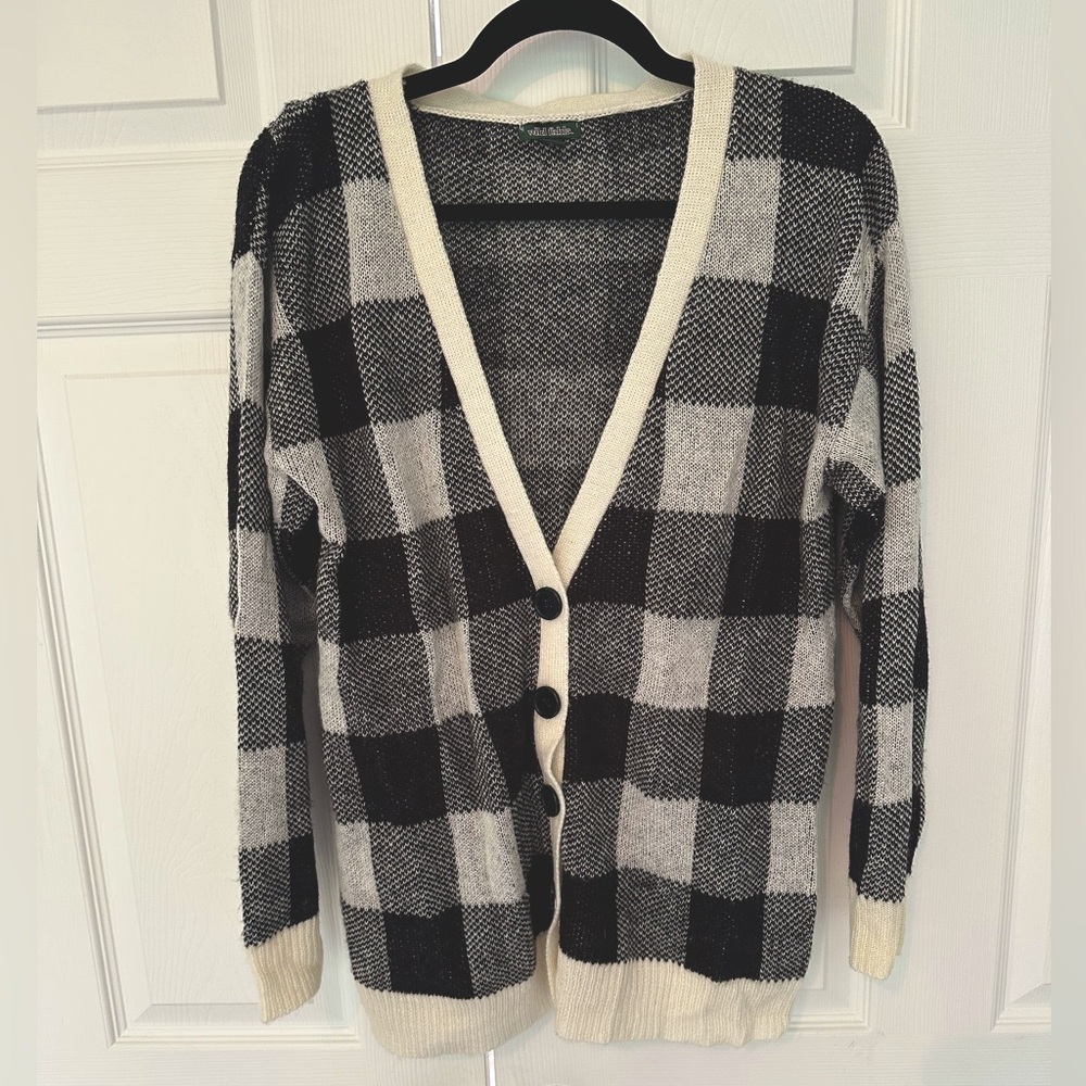 Wild Fable Plaid Cardigan